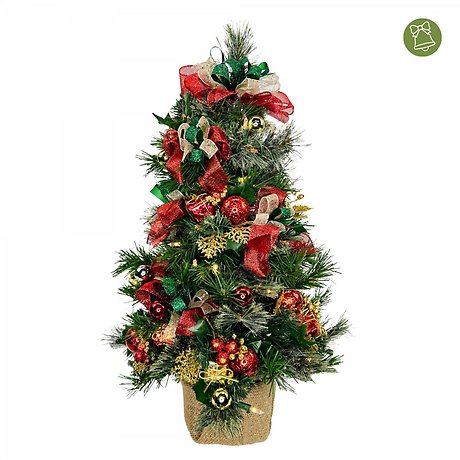 2 ft. Fully Decorated Pre-Lit Christmas Tree (faux)