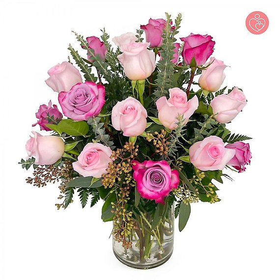 2 Dozen Modern Roses for Mom