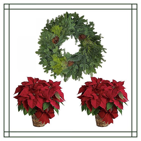 Welcoming Wreath Holiday Package