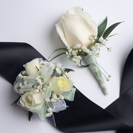 Rose Corsage & Boutonniere