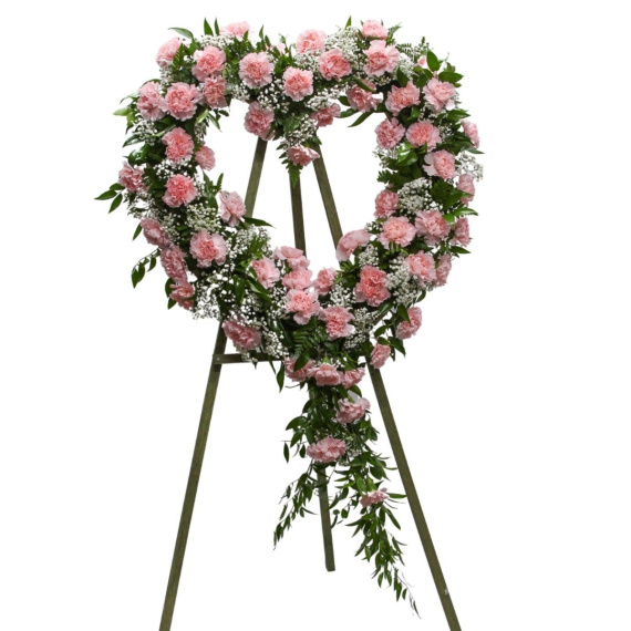 Pink Carnation Classic Sympathy 5 Piece Set