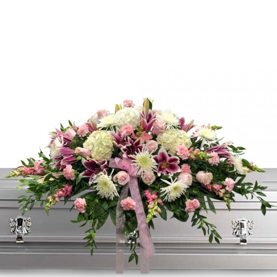 Casket Spray  Funeral Flowers, Philadelphia Florist - Robertson's