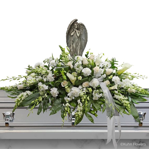 A Resting Angel Casket Spray