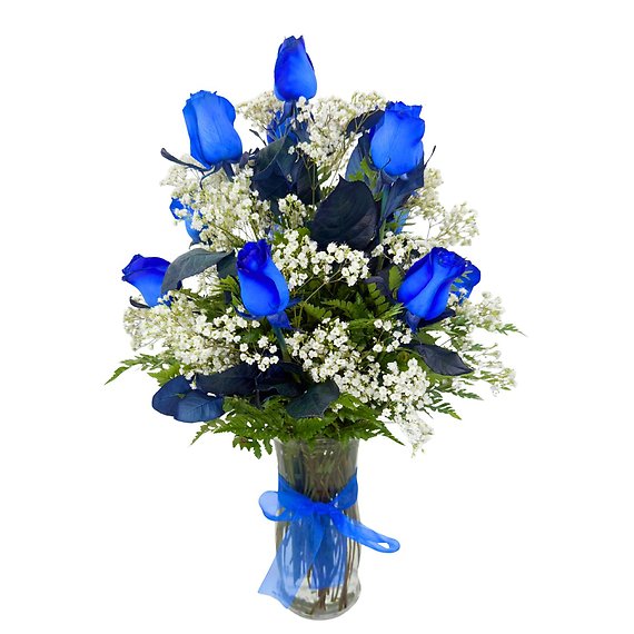 1 Dozen Roses Blue