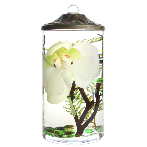 White Orchid Cylinder