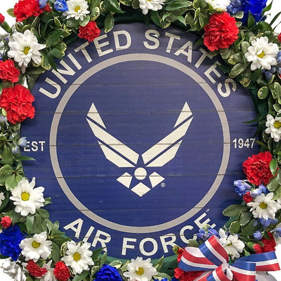 Air Force Logo Wreath