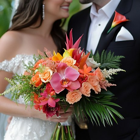 Tropical Bridal Set