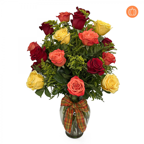 2 Dozen Classic Fall Roses
