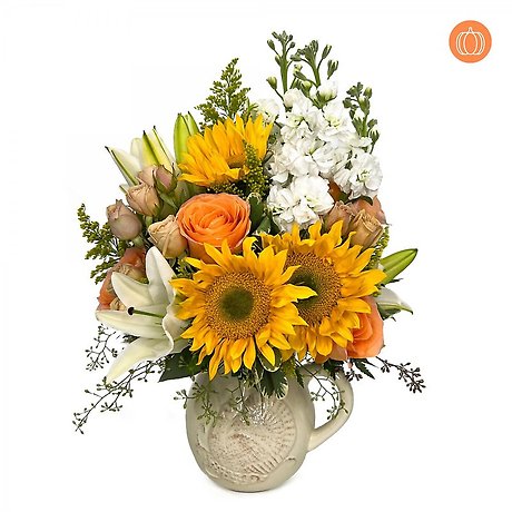 Fall Pitcher Bouquet